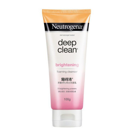 Picture of Neutrogena Deep Clean Brightening Foam Cleanser 100g
