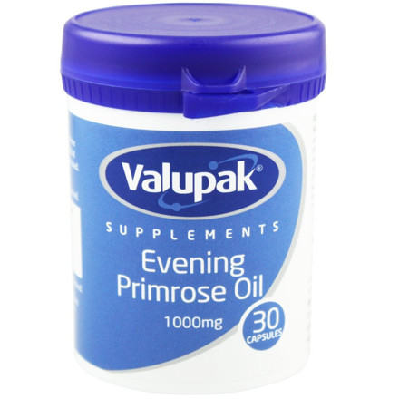 Picture of Valupak Evening Primrose Oil 1000mg capsule 30'S