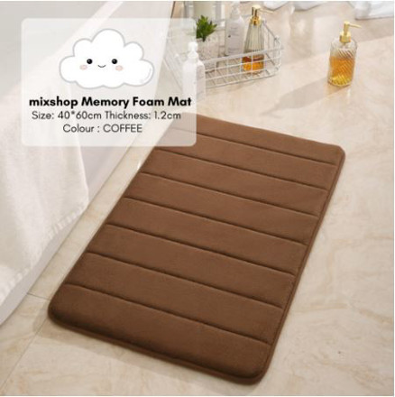 Picture of Mixshop Memory Foam Floor Mat Coffee