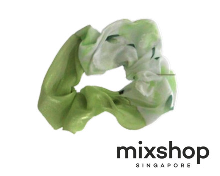 Picture of Mixshop Hair Scrunchies Green Ribbon
